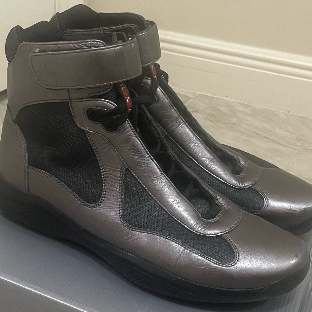 Hi-Top Prada Sneakers (Prada size 11=US12)